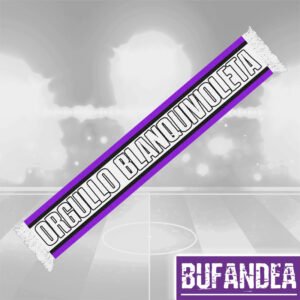 Bufanda Valladolid Orgullo Blanquivioleta