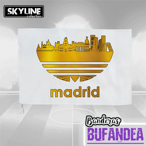 Bandera Madrid Skyline
