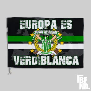Bandera Betis Europa es Verdiblanca