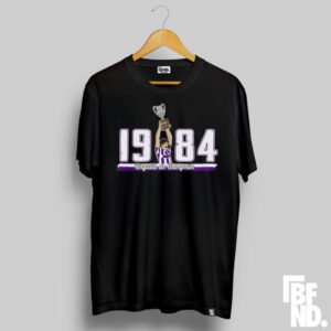 Camiseta Valladolid Campeon 1984 Negra
