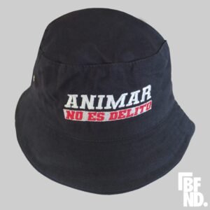 Gorro Bucket Animar no es delito