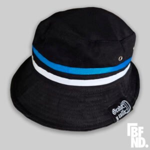 Gorro Bucket Azul Blanco