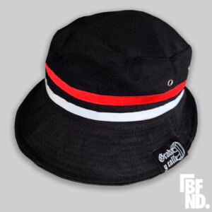 Gorro Bucket Rojo Blanco