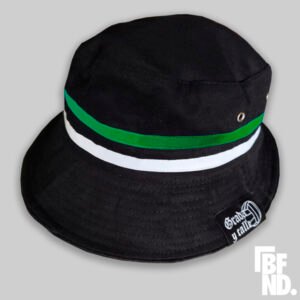 Gorro Bucket Verde Blanco
