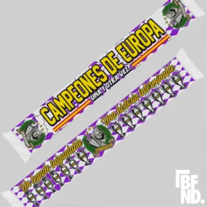 Bufanda Madrid Campeones Europa