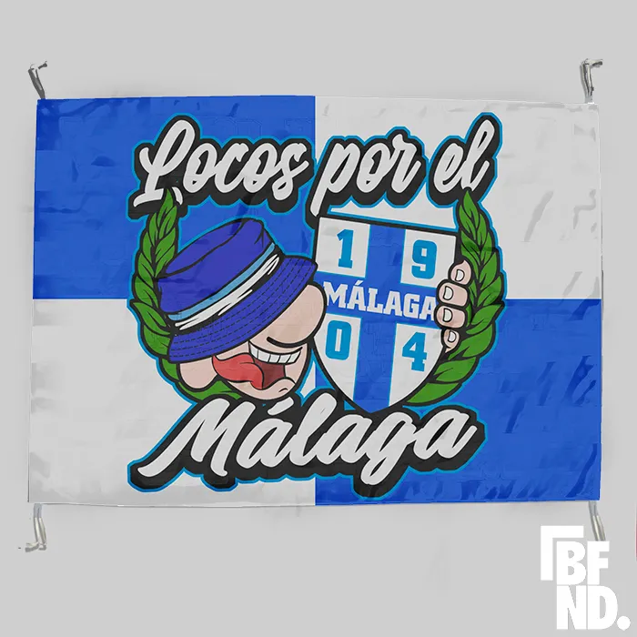 Bandera Málaga Locos