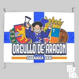 BANDERA ZARAGOZA ARAGON