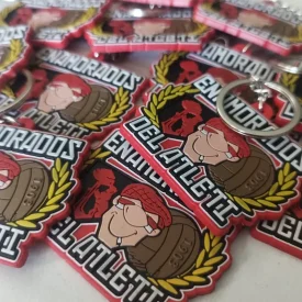 llaveros goma personalizados