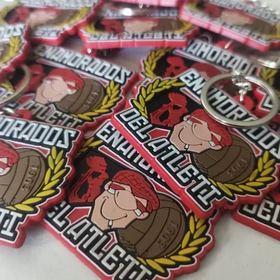 llaveros goma personalizados