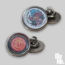 Pins redondos personalizados